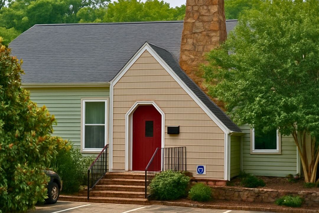 Front entrance of Wellness Path Chiropractic, a top-rated chiropractor in Knoxville, TN on Sutherland Ave.