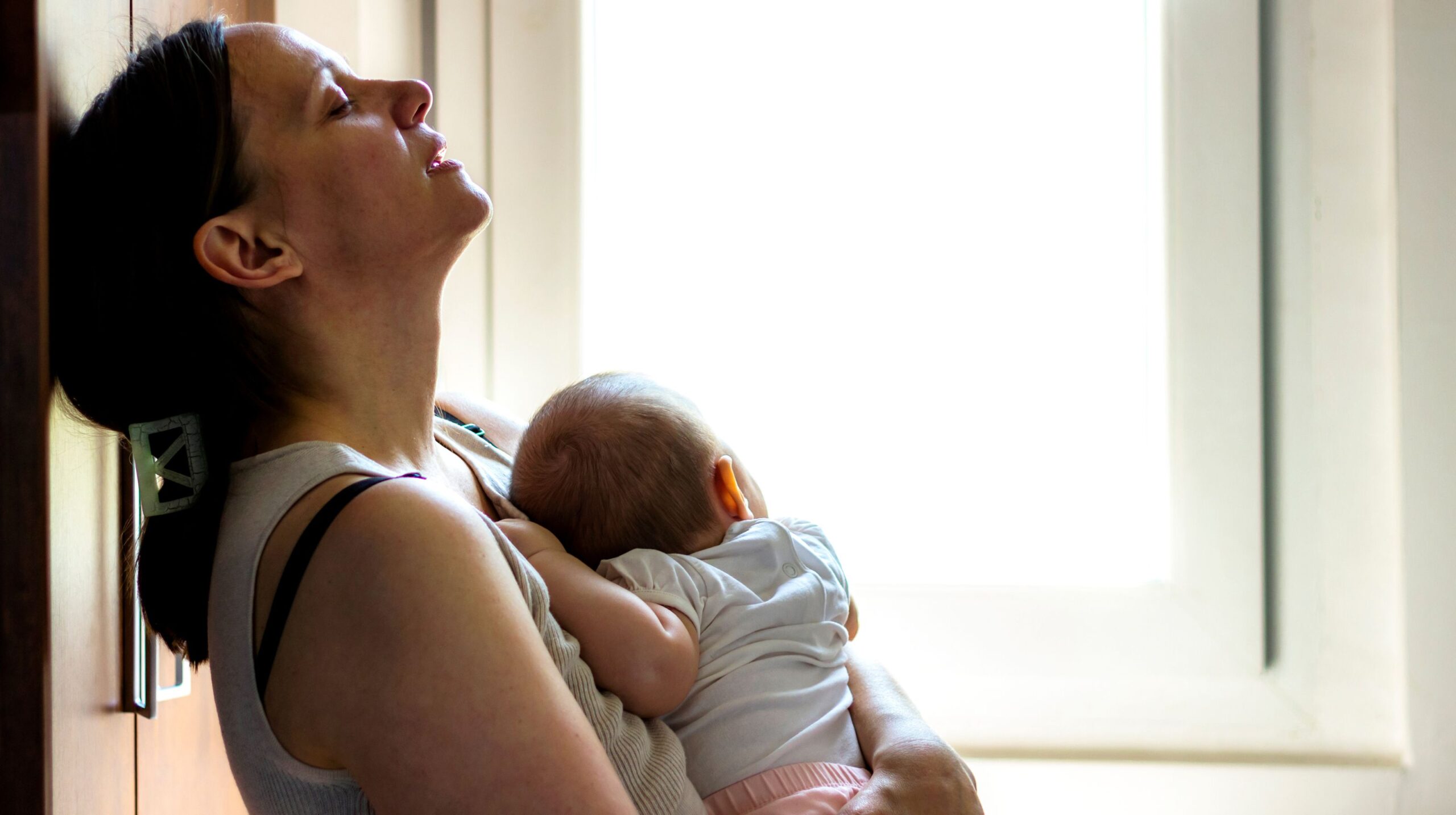 Infant receiving gentle chiropractic care for colic at The Wellness Path in Knoxville TN