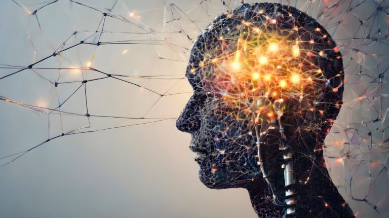 Diagram of the human brain and nervous system illustrating how spinal subluxations cause neurological interference at The Wellness Path in Knoxville, Maryville, and Morristown TN.